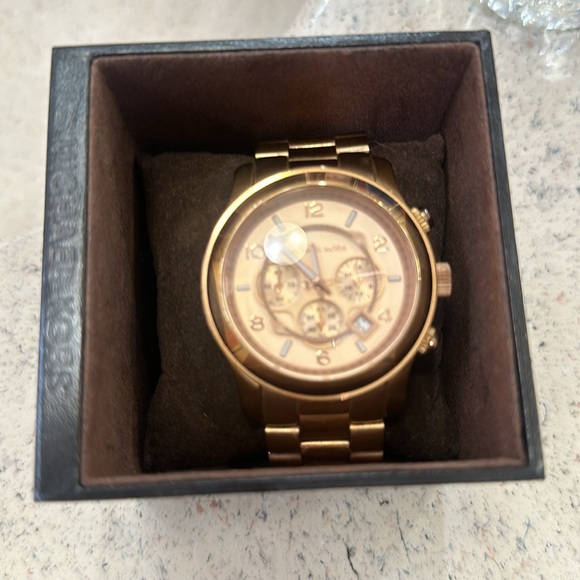 KORS Michael Kors Jewelry - Michael Kors Rose Gold Watch